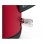 Hervidor Eléctrico 1,7L 2400W Acero Inoxidable Rojo Negro Indicador Agua Protección Sobrecalentamiento