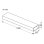 Tubo Plano Preto Bosch HEZ9VDSM2 1000x222x89 mm Leve e Durável