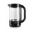 Hervidor Eléctrico Bosch TWK70B03 1.7L 2400W Vidrio Negro/Transparente Base 360°