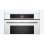 Horno Compacto Bosch CMG7241B1 45L 60cm Hidrolítico con Microondas WiFi Blanco