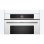 Horno Compacto Bosch CMG7241B1 45L 60cm Hidrolítico con Microondas WiFi Blanco