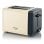 Tostadora Bosch TAT4P427 970W Crema y Negro - 2 Rebanadas, Control Giratorio