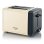 Tostadora Bosch TAT4P427 970W Crema y Negro - 2 Rebanadas, Control Giratorio