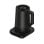 Haier HKE5A 011 schwarzer Edelstahl Wasserkocher 1,7L 2200W mit 7 Temperaturstufen