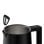 Haier HKE5A 011 schwarzer Edelstahl Wasserkocher 1,7L 2200W mit 7 Temperaturstufen