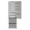 Frigorífico Whirlpool Combi 203.5cm 351L D Argent Zone fraîche