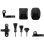 Supporto camera GoPro Grab Bag Nero per casco bicicletta HERO7 HERO6 Fusion