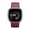 Google Fitbit Versa 4 GPS NFC 40,5mm Écran Tactile Aluminium Rouge S/L Étanche SpO2 Cardio