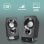 Altavoces NGS 2.0 Alámbricos USB 12W compactos con control de volumen