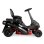 Tractor cortacésped gasolina 224cc, 5.9CV, 61cm, 3 modos de corte, recogedor 150L, transmisión 4+1, asiento ajustable