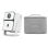 Proiettore Wanbo T2 Ultra FullHD 500 ANSI Lumen Android TV 11 + borsa per il trasporto grigio chiaro