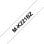 Brother M-K221B Noir sur blanc, 9 mm, Longueur: 8 m, Compatible avec Brother