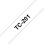 Brother TC-201, Cinta de Etiqueta Noir sur Blanc, 1,2 cm, Laminé, Compatible avec Brother