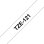 Cinta laminada Brother TZe-121 9mm x 8m negra sobre transparente resistente a condiciones extremas