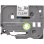 Cinta laminada Brother TZe-121 9mm x 8m negra sobre transparente resistente a condiciones extremas