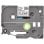 Brother TZE-131 transparente kontinuierliches Laminatband 1,2 cm 8 m grau