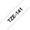 Cinta laminada Brother TZe 1,8 cm x 8 m, Negro sur transparent