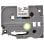 Cinta laminada 24mm - Noir sur transparent, TZe, 8m, Brother