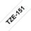 Cinta laminada 24mm - Noir sur transparent, TZe, 8m, Brother