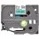 Cinta Brother TZe-751 2,4 cm Nero su Verde Laminata Resistente Multifunzione