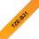 Brother TZE-B31, 5 m, Noir sur Orange Fluo, 1,2 cm, Résistant aux Produits Chimiques