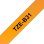 Brother TZE-B31, 5 m, Noir sur Orange Fluo, 1,2 cm, Résistant aux Produits Chimiques