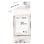 Cinta de nettoyage Brother TZE-CL6, impression thermique, 3,6 cm, noire