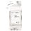 Cinta de nettoyage Brother TZE-CL6, impression thermique, 3,6 cm, noire