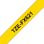 Étiquettes flexibles 9 mm Noir sur Jaune pour Rotulatrices Brother TZe