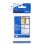Ruban Brother TZE-N231 Noir sur blanc, 1,2 cm x 8 m, Compatibilité PT-200 à PT-9600