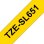 Brother TZE-SL651, Etiquette autolaminée, Noir sur Or, 2,4 cm, 8 m, Jaune