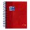 Cuaderno A6 120 hojas cuadriculadas, tapa dura, espiral twin, colores surtidos, pack de 5