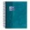 Cuaderno A6 120 hojas cuadriculadas, tapa dura, espiral twin, colores surtidos, pack de 5