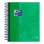 Cuaderno A6 120 hojas cuadriculadas, tapa dura, espiral twin, colores surtidos, pack de 5