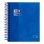 Cuaderno A6 120 hojas cuadriculadas, tapa dura, espiral twin, colores surtidos, pack de 5