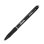 Penna Gel Retrattile Nera Medio 0,7 mm con Clip e Asciugatura Rapida - Confezione da 12