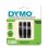 Cinta de Estampación 3D DYMO 9mm x 3m Adhesiva, Blister, Pack 3 Unidades, Negro