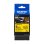 Brother TZE-FX611 6 mm étiquettes flexibles noires sur jaune, laminées