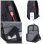 Mochila para portátil 15.6" gris repelente al agua con puerto USB y doble compartimento