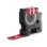 Multifarbige Vinyletiketten Weiß auf Rot, UV-beständig, 1,9 cm breit, 5,5 m lang