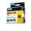 Etiqueta de vinilo Dymo Rhino 12mm negro sobre naranja resistente UV agua químicos 5,5m