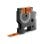 Etiqueta de vinilo Dymo Rhino 12mm negro sobre naranja resistente UV agua químicos 5,5m