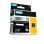 Etiqueta de Poliéster Negro sobre Metálico 1,2cm x 5,5m Resistente UV Agua Químicos para DYMO Rhino