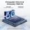Smartphone DOOGEE Blade GT Play 20GB RAM 256GB 5G Transparent Rückseite LED-Leiste