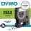 Nastro etichette Dymo D1 12mm nero su trasparente poliestere resistente