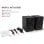 Altavoces Vulkkano PRO4 Activos Bluetooth 80W Control EQ óptica y RCA