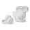 Auriculares Philips 2000 series inalámbricos bluetooth blanco con micrófono y carga rápida