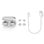Philips TAT3509WT/00 Auriculares Sem Fios TWS Bluetooth 5.3 com Cancelamento de Ruido Brancos
