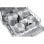 Lavavajillas Samsung DW60CG550FWQET 14 Services D avec Auto Open et Aqua Stop
