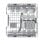 Lavavajillas Hotpoint HBC3C41W 14 Servicios Clase C Semi Integrado Acero Inoxidable con AquaStop